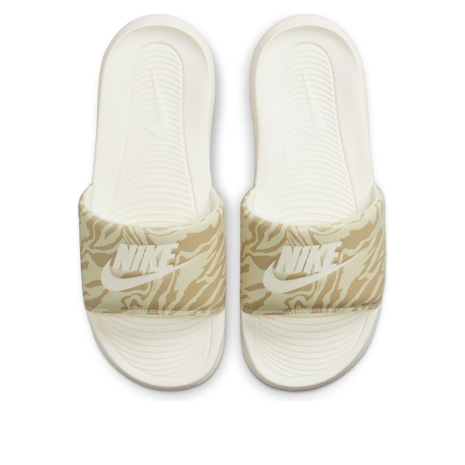 (WMNS) Nike Victori One Printed Slide 'Coconut Milk Zebra' CN9676-105