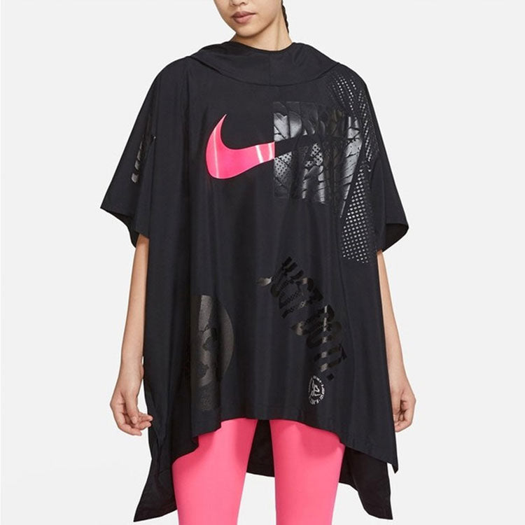 Nike JDI logo Printing Reflective Loose Running Short Sleeve Couple Style Black DC6971-010