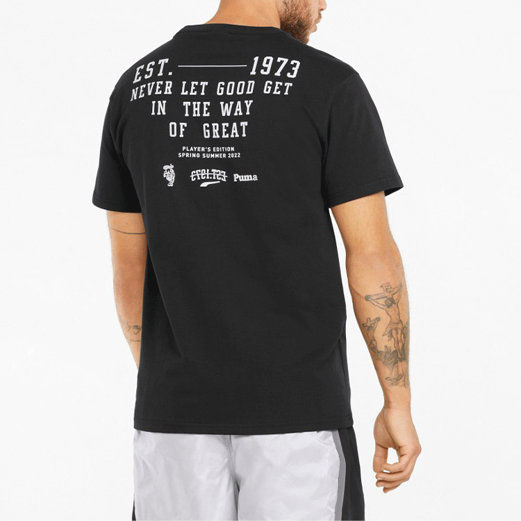 PUMA Logo EST. 1973 T-Shirt 'Black' 534227-02