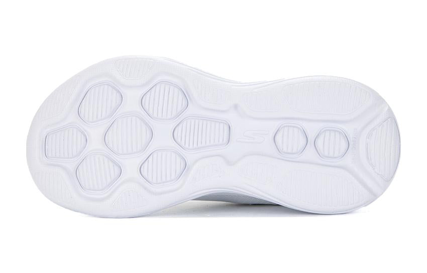 (GS) Skechers Go Run 400 V2 'White Pink' 302429L-WHT