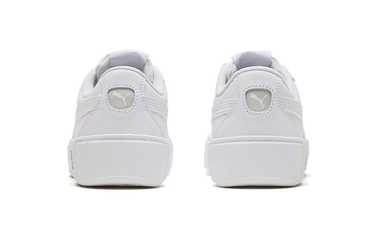 (WMNS) PUMA Smash Platform V2 'Triple White' 373035-01