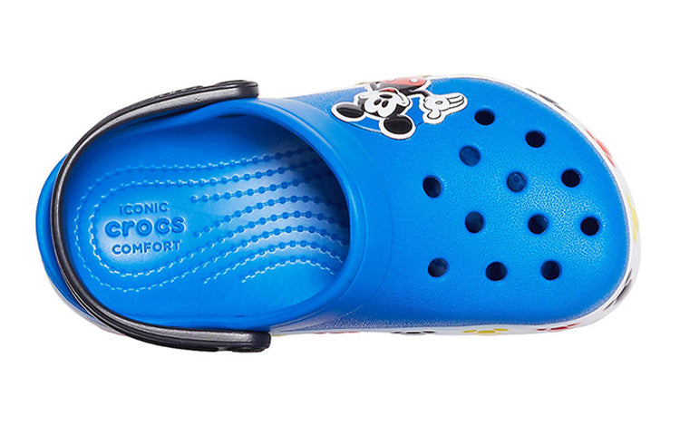 (PS) Crocs Disney Mickey Outdoor Flat Heel Sports Blue Sandals 206307-4JL