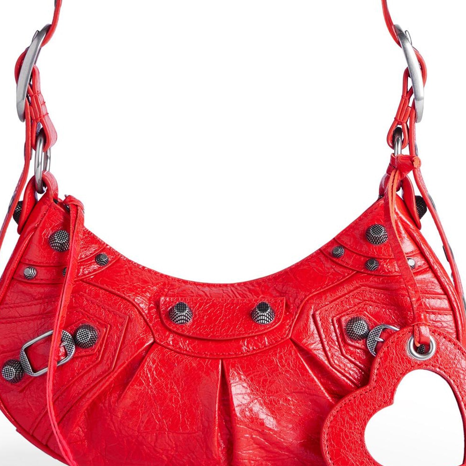 (WMNS) Balenciaga Xs Le Cagole Shoulder Bag 'Tomato Red' 6713091VG9Y6534