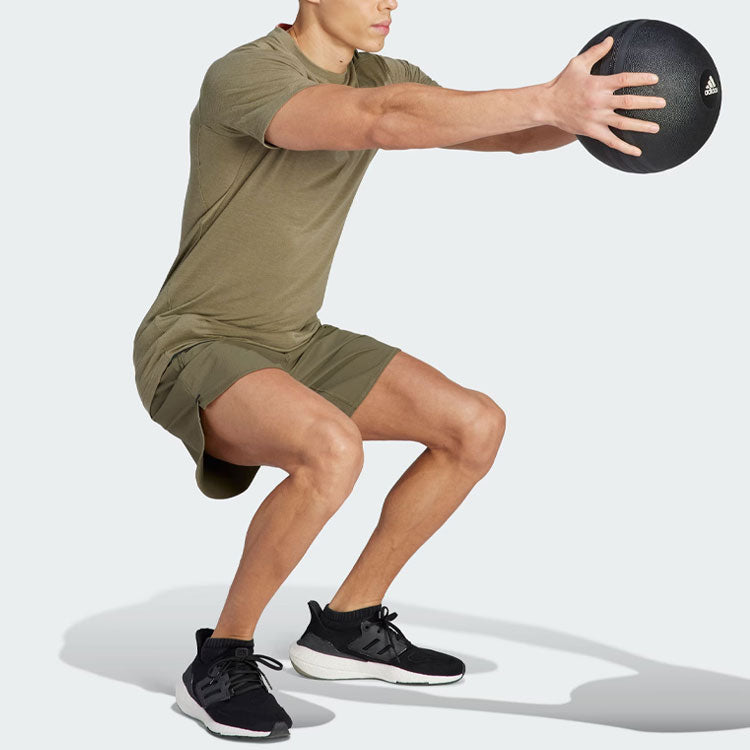 adidas Designed For Training Pro Series Strength T-Shirts 'Olive Green' IL1457