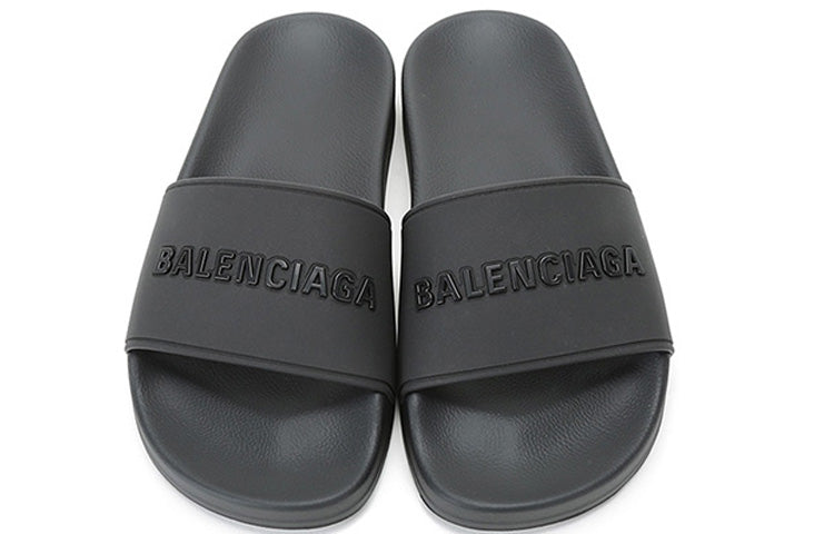 (WMNS) Balenciaga Pool Slides 'Black' 565547W1S841000