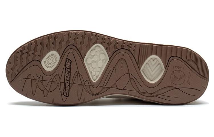 (WMNS) Li-Ning CF Flash Star 2.0 'White Light Brown' AGLT088-2