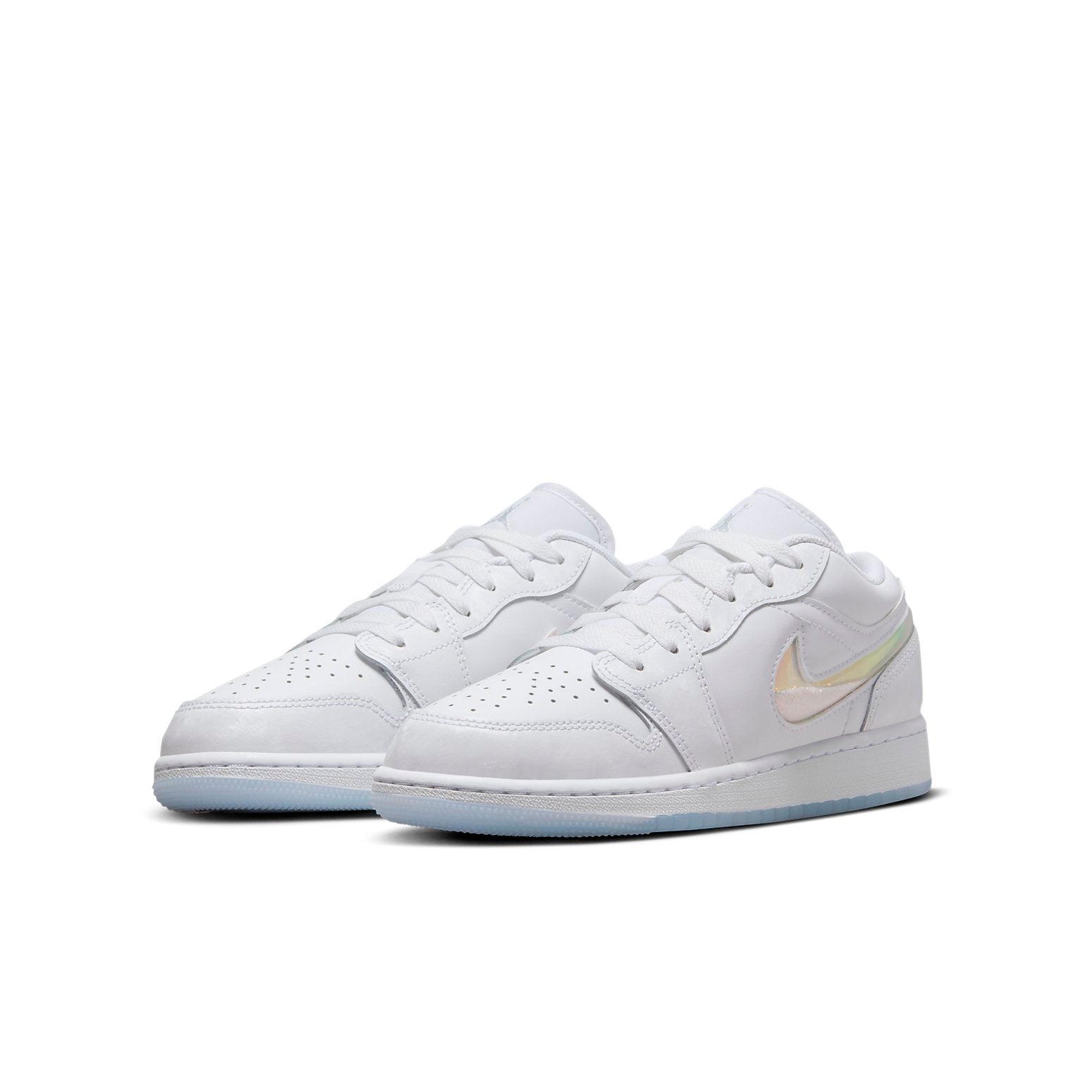 (GS) Air Jordan 1 Low 'Glitter Swoosh' FQ9112-100