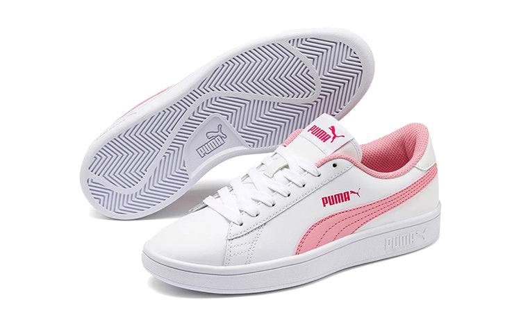 (GS) PUMA Smash v2 Leather 'White Peony' 365170-18