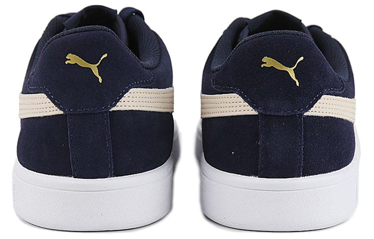 PUMA Smash V2 Retro Casual Skateboarding Shoes Unisex Deep Blue 364989-37