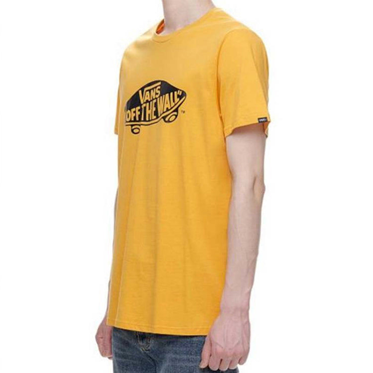 Vans Off The Wall Classic Printing Short Sleeve Couple Style Yellow VN0A4MM750X