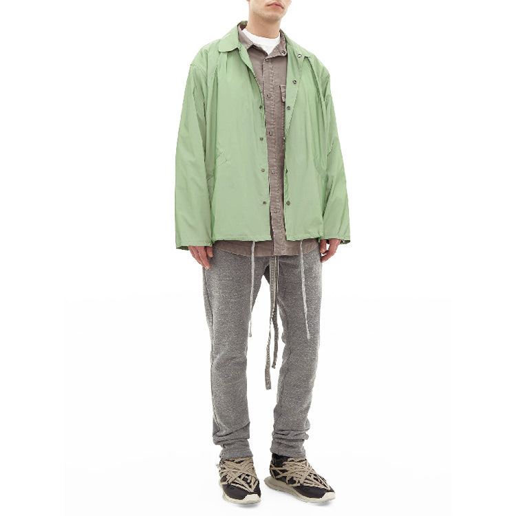 Men's Fear of God Nylon Coach Jacket Green FOG-SS20-258