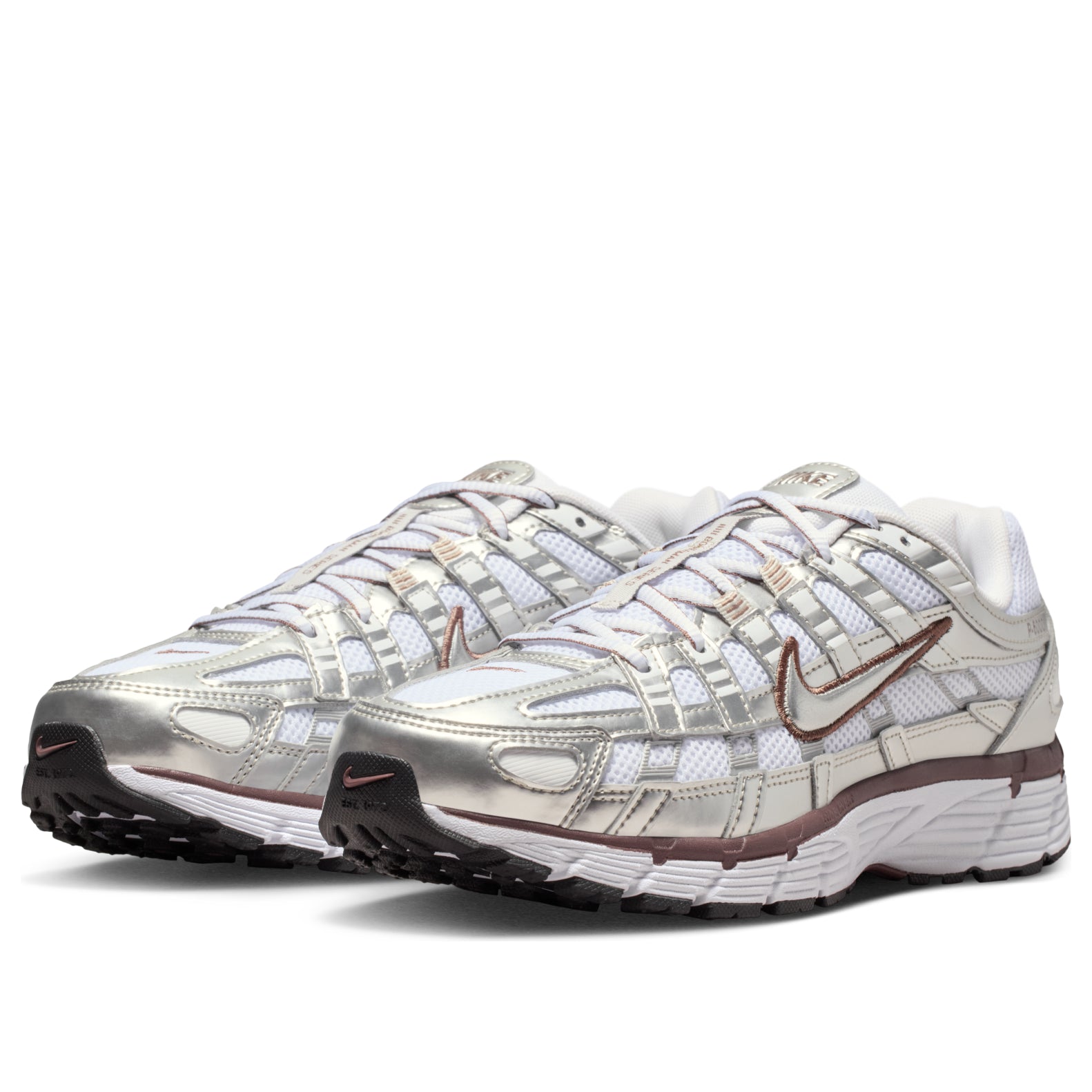 (WMNS) Nike P-6000 'White Metallic Silver' BV1021-110