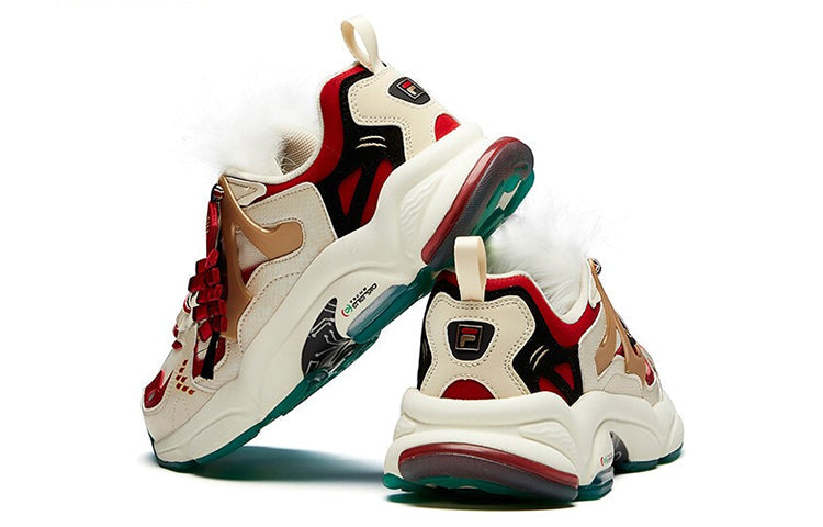 (WMNS) Fila Fusion RJV 'Creamwhite Dark Red' T12W111117FAR