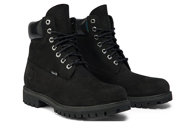 Timberland Premium 6 Inch Waterproof Wide-Fit Boot 'Black Nubuck' A2HMVW