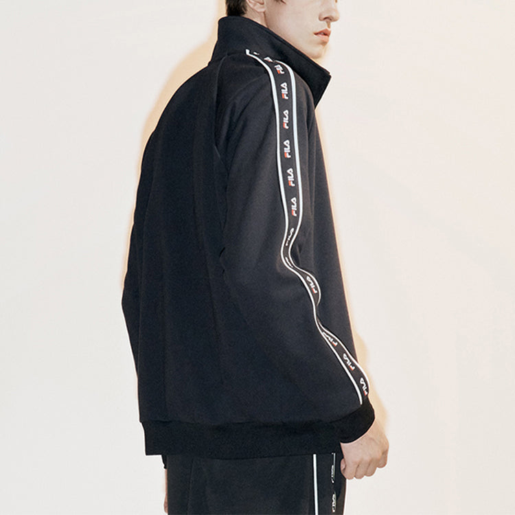 FILA FUSION Logo Sports Jacket Black T11M032502F-BK