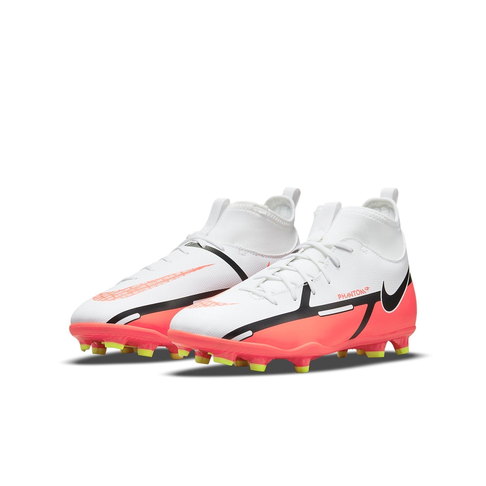 (GS) Nike Phantom GT2 Club DF MG 'White Orange' DC0822-167