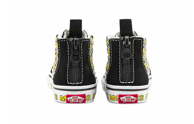 (TD) Vans x Mooneyes SK8-HI Zip 'Black Yellow White' VN0A5FBIY23