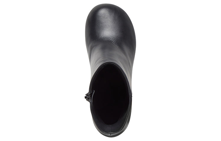 (WMNS) Balenciaga Lady 90mm Ankle Boots 'Black Leather' 701937WBCR01000
