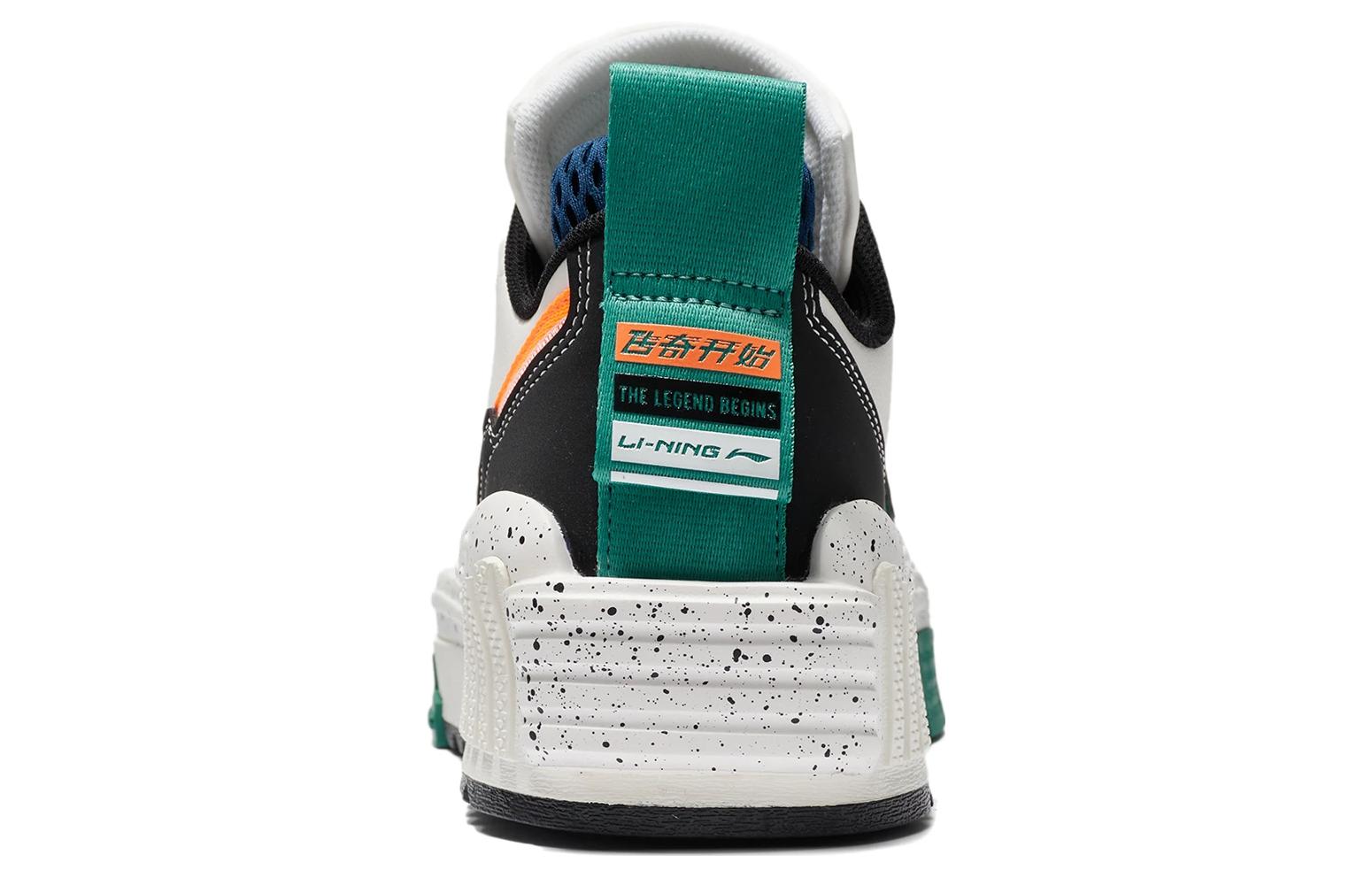 Li-Ning 001 Unblock 'White Green Orange' AGCQ199-51