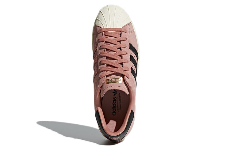 (WMNS) adidas Originals Superstars 80s 'Pink/Black' CQ2513