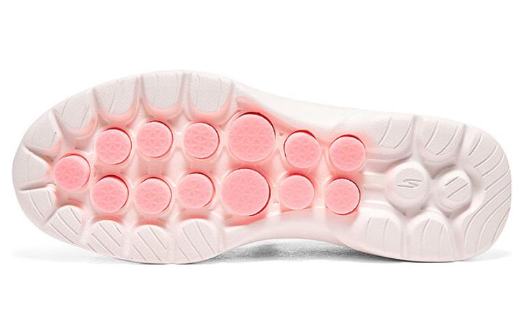 (WMNS) Skechers Go Walk 6 Lace Up 'Black Pink' 124568-BKHP