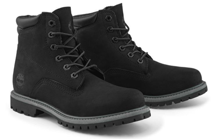 (WMNS) Timberland Waterville 6-Inch Waterproof Wide-Fit boots 'Black' A17VMW