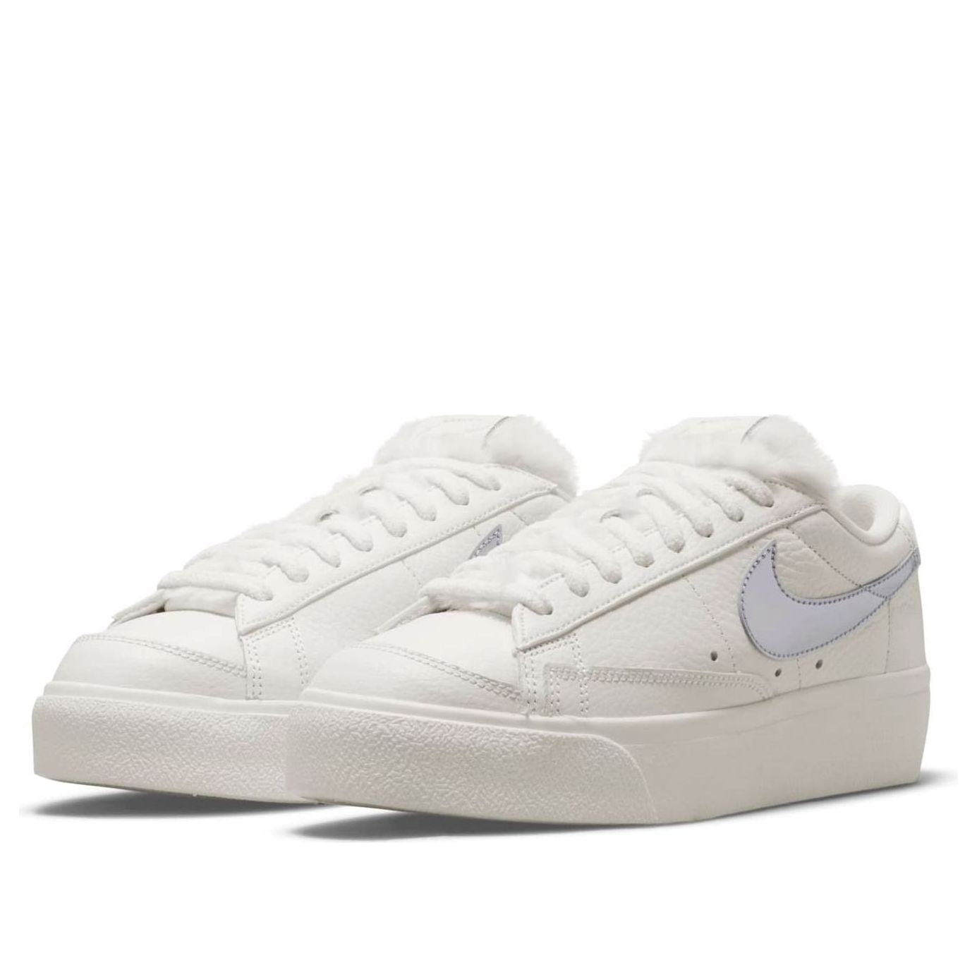 (WMNS) Nike Blazer Low Platform 'Faux Sherpa Fur' DO8993-100