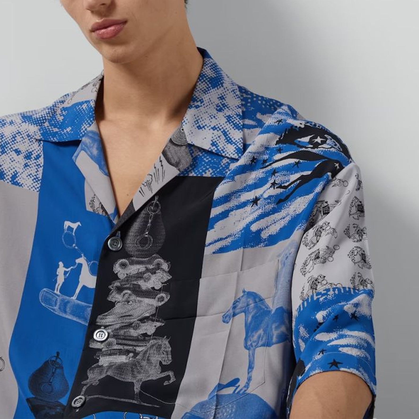 Gucci Graphic Print Viscose Shirt 'Multicolor' 782625-ZAQC7-4049