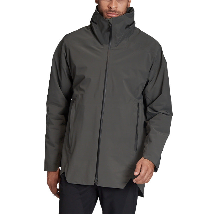 adidas Myshelter 3IN1 Outdoor Multifunction Long Sleeves Jacket Brown FP8452
