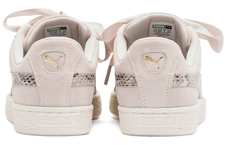 (WMNS) PUMA Suede Heart Snake Lux Sneakers Pink 369942-02