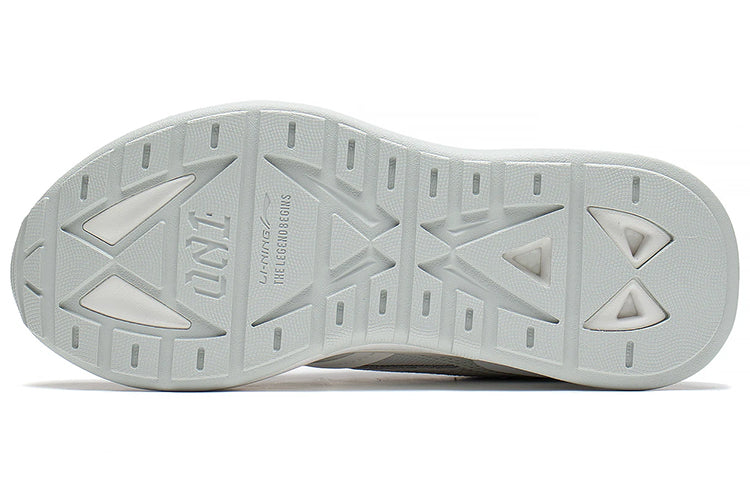 (WMNS) Li-Ning 001 Moment 3M 'Grey White Blue' AGCS110-1