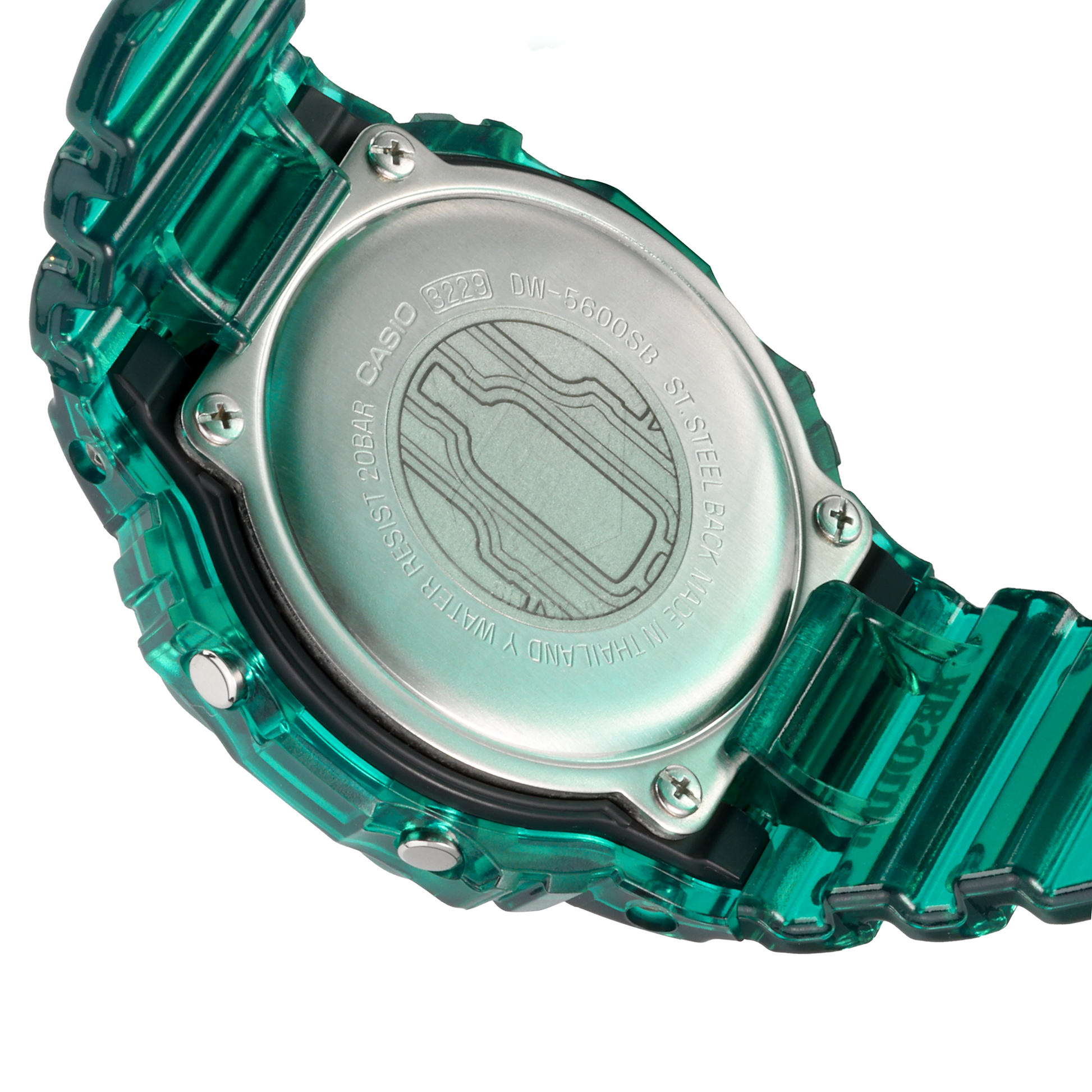 CASIO G-Shock Square 'Green' DW-5600SB-3PRABS