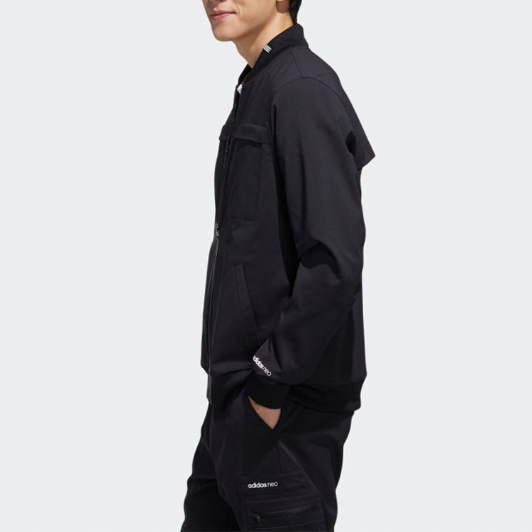 adidas neo M UTLY JKT Sports Jacket Black FT0521
