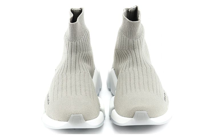 (WMNS) Balenciaga Speed 2.0 Trainers 'Rib-Knit Light Grey' 654045W2D811391