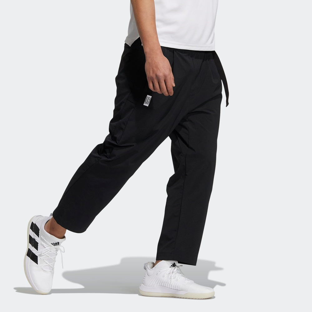 Men's adidas Wj Wv Reg Pnt Martial Arts Series Loose Sports Pants/Trousers/Joggers Black H39261