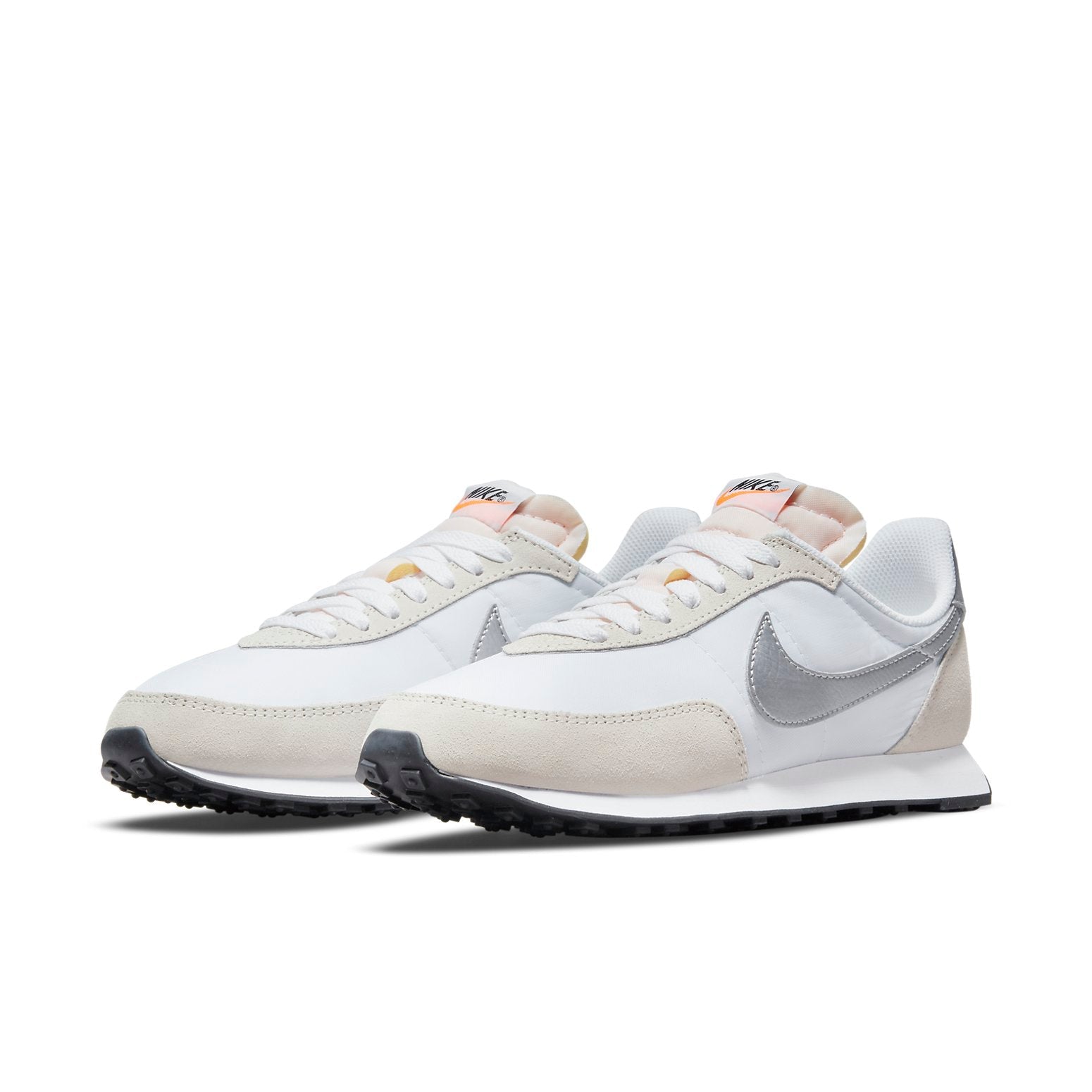 (WMNS) Nike Waffle Trainer 2 'White Metal Silver' DA8291-101