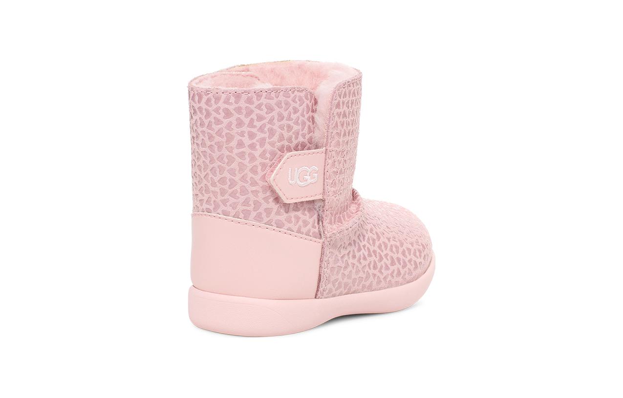 (TD) UGG Keelan Gel Hearts 'Pink' 1143656T-PINK