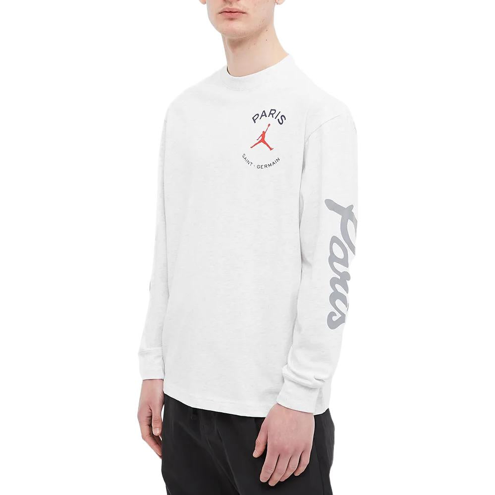Air Jordan Paris Saint-Germain Long-Sleeve T-Shirt 'Grey' DJ0409-051