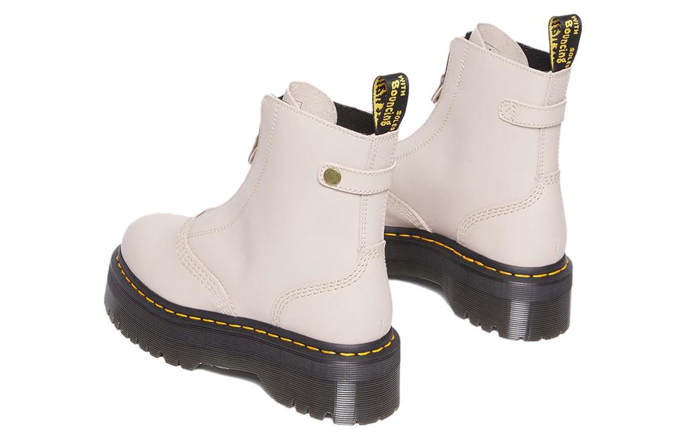 (WMNS) Dr. Martens Jetta Platform Boots 'Vintage Taupe' 27656348
