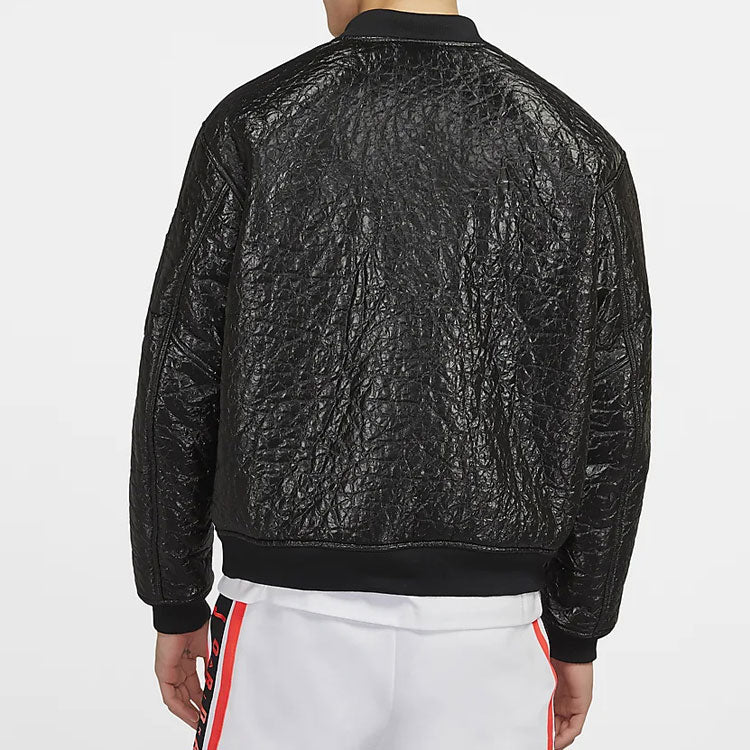 Air Jordan 23 Engineered MA-1 Men's Basketball Embroidered LOGO Baseball Jacket Black CD5713-010