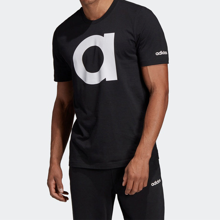 adidas Training Pullover Round Neck Short Sleeve Black DU0428