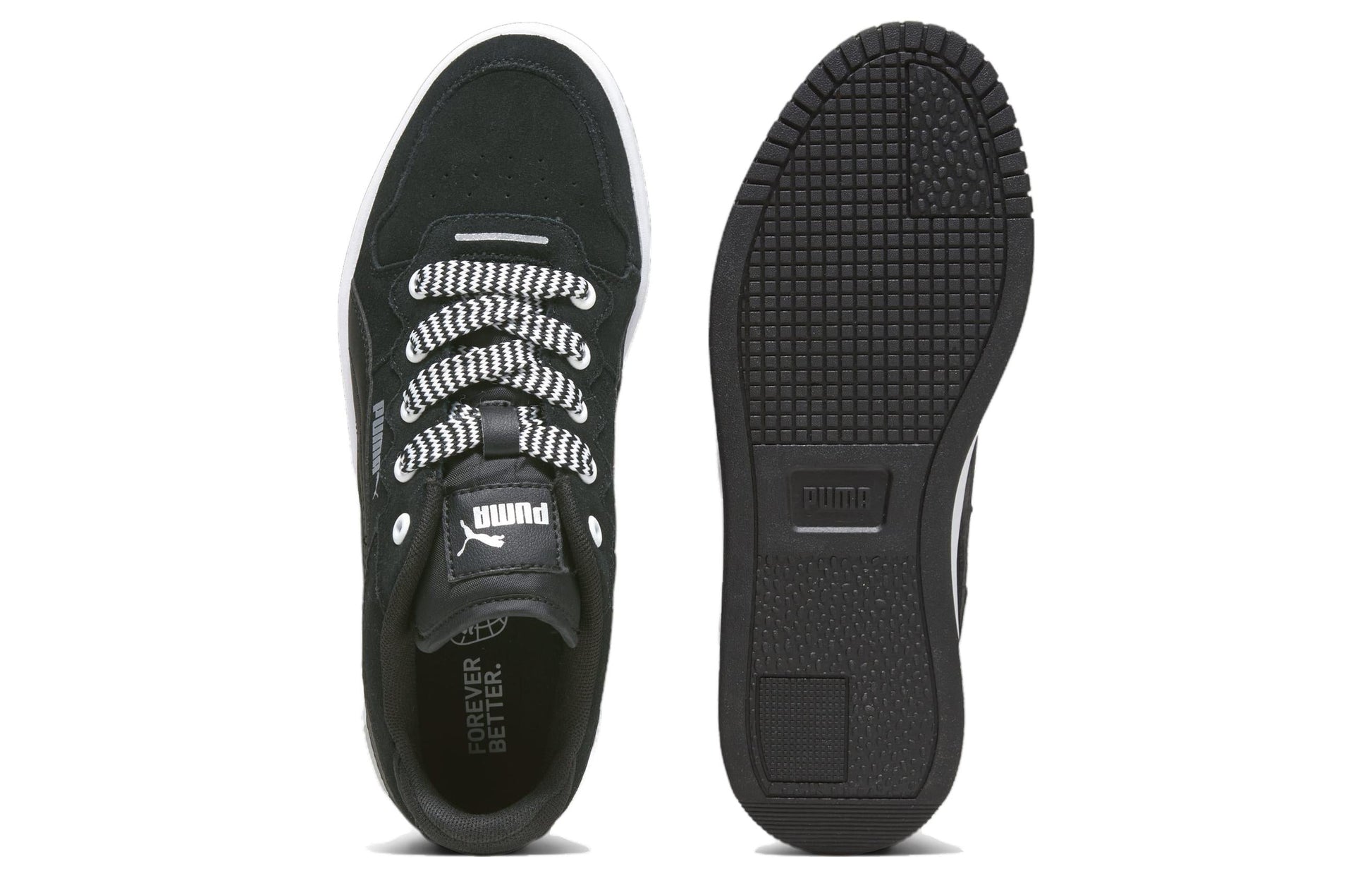 (WMNS) PUMA Carina Street Thick Laces 'Black' 392507-01