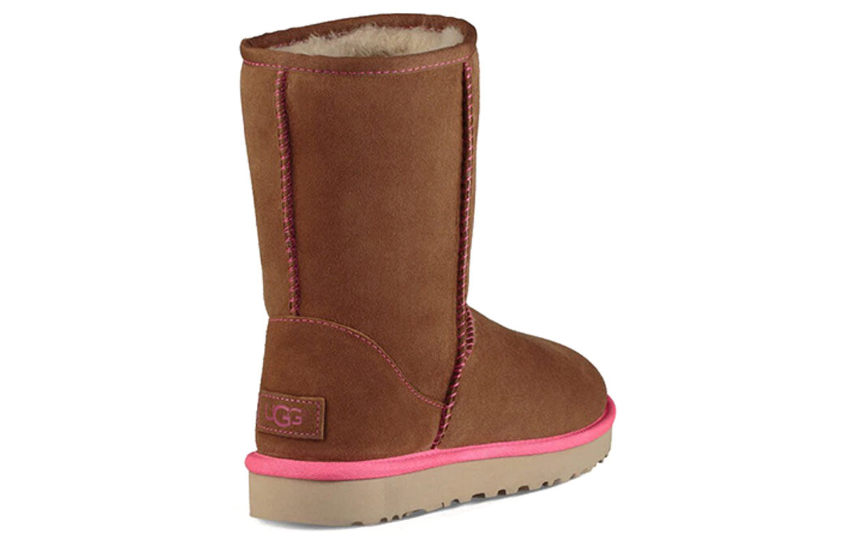 (WMNS) UGG Classic Short II Neon 'Chestnut' 1016865-CHE