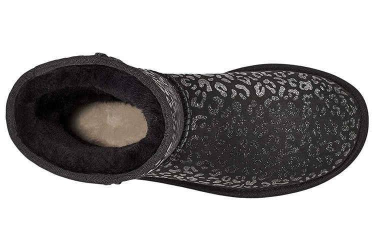 (WMNS) UGG Snow Leopards Boots 'Black' 9405855-BLK