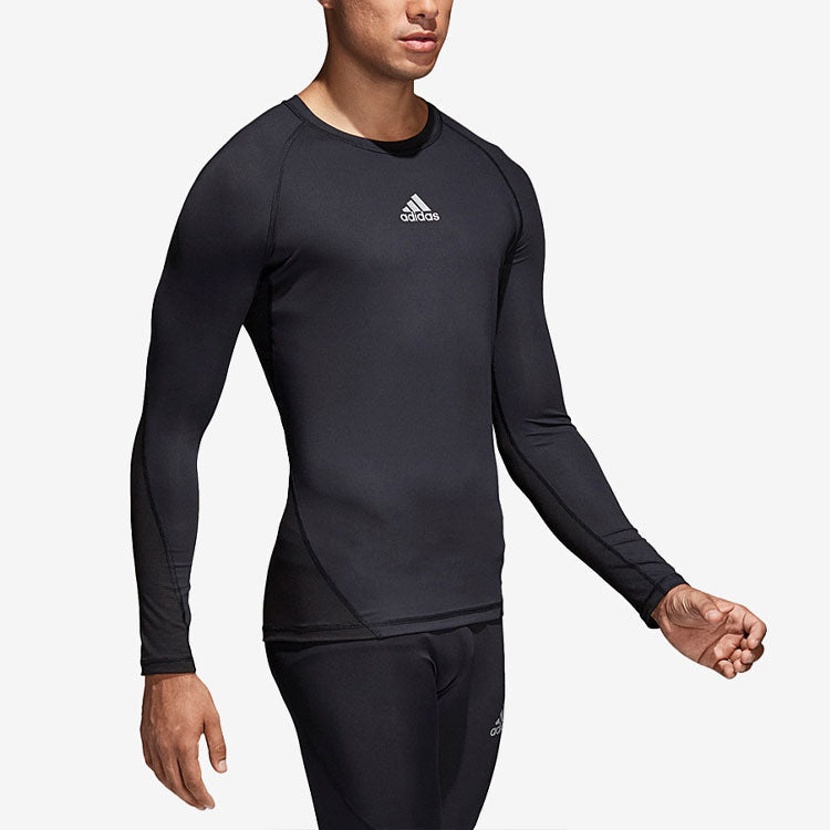 adidas Alphaskin Sport Long Sleeves T-Shirt 'Black' CW9486