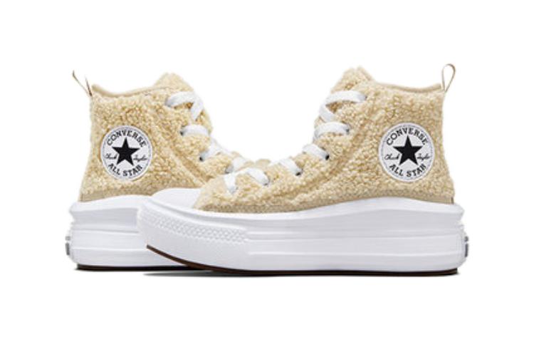 (PS) Converse Chuck Taylor All Star Move Platform High 'Sherpa - Beach Stone' A06795C