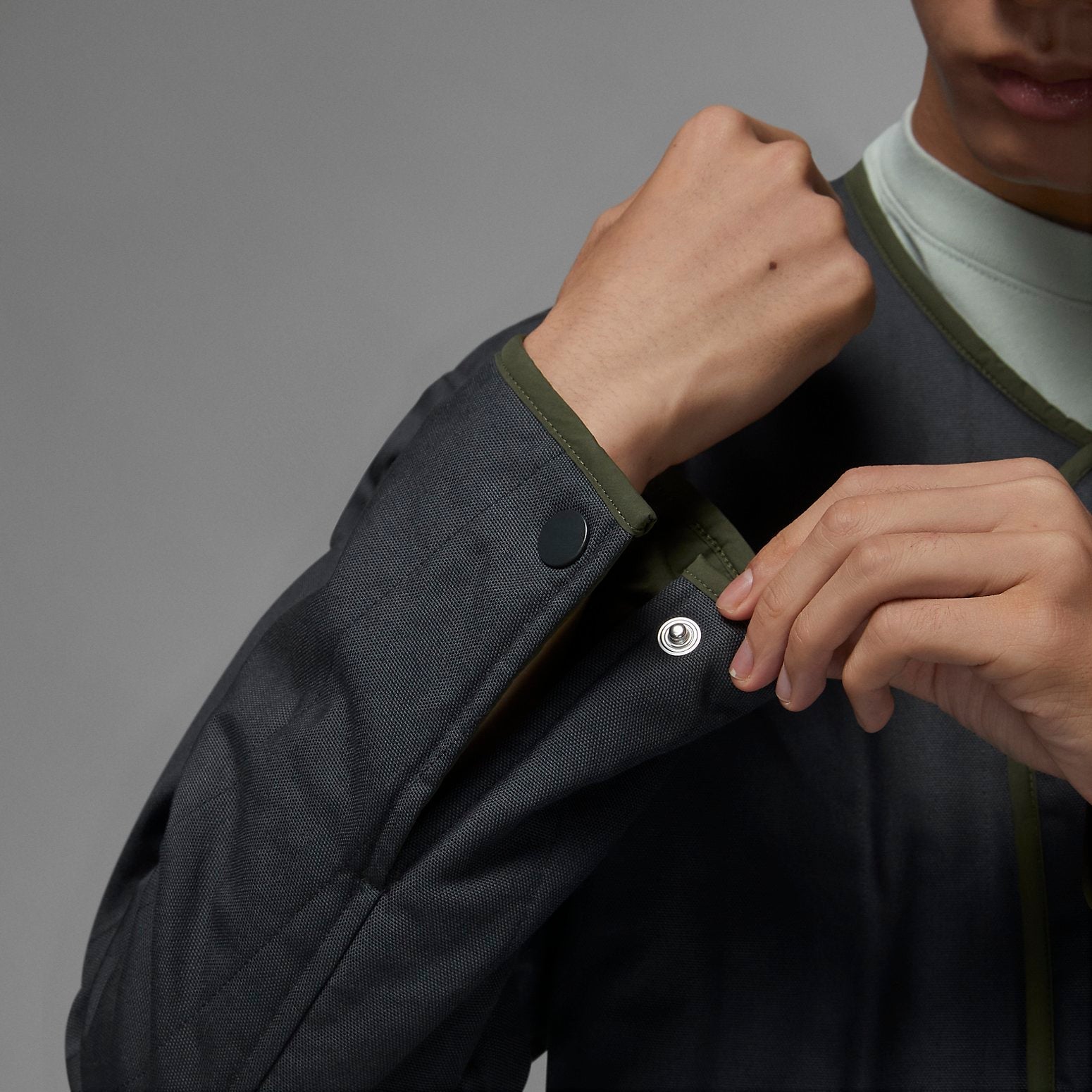 Air Jordan Flight Heritage Reversible Jacket 'Navy Green' DX4350-045