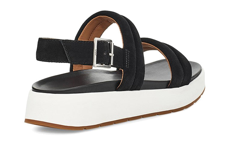 (WMNS) UGG Lynnden Outdoor Casual Open Toe Sports Sandals Black 1111071-BLK