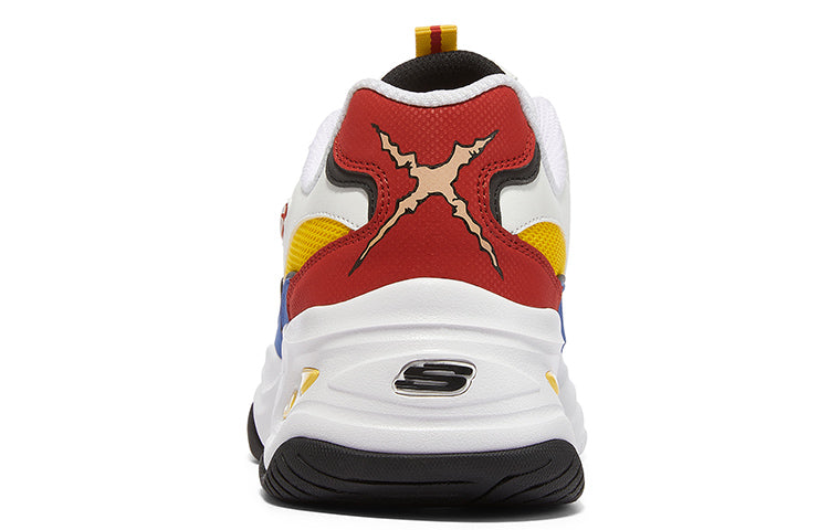 (WMNS) Skechers D'LITES 4.0 x One Piece 'White Multicolor' 896033-WMLT