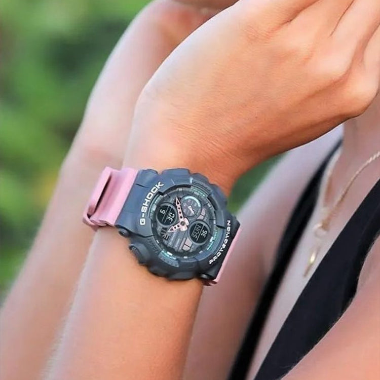 CASIO G-Shock Digital-Analog Set 'Clear/Black Pink/Black' GA-700SK-1A-GMA-S140-4A